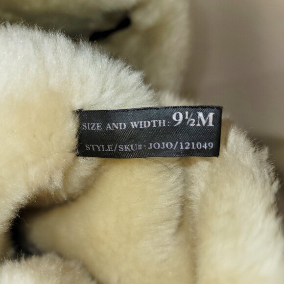 SPORTO JOJO Womens US 9.5M Suede Faux Fur Insulated Waterproof Shearling Boots - Picture 9 of 10